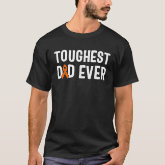 最もタフなパパ史上白血病認識度 Tシャツ