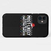 最もダサいクリスマスセーターを着こなす人 Case-Mate iPhoneケース (裏面(横))