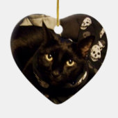 最もハンサムなハートのオーナメント セラミックオーナメント (裏面)
