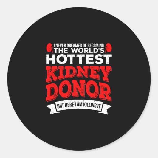 最もホットな腎臓移植手術 ラウンドシール (正面)