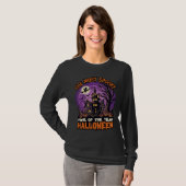 最もホラーなハロウィン 幽霊屋敷 魔女 かぼちゃ Tシャツ (正面フル)