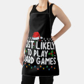 最もボードゲーム遊のクリスマスファミリー エプロン (インサイチュ)