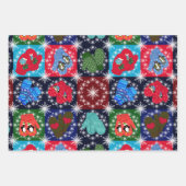 最もメリー可愛いクリスマス ラッピングペーパーシート (正面)