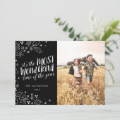 最もモダン素晴らしい休日の挨拶フォトカード シーズンカード (スタンド正面)