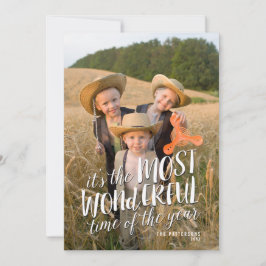 最もモダン素晴らしい休日の挨拶フォトカード シーズンカード