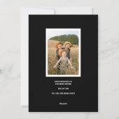 最もモダン素晴らしい休日の挨拶フォトカード シーズンカード (裏面)