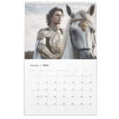 最もロマンチックな男性。2025 カレンダー (1月 2026)