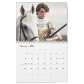 最もロマンチックな男性。2025 カレンダー (2月 2026)