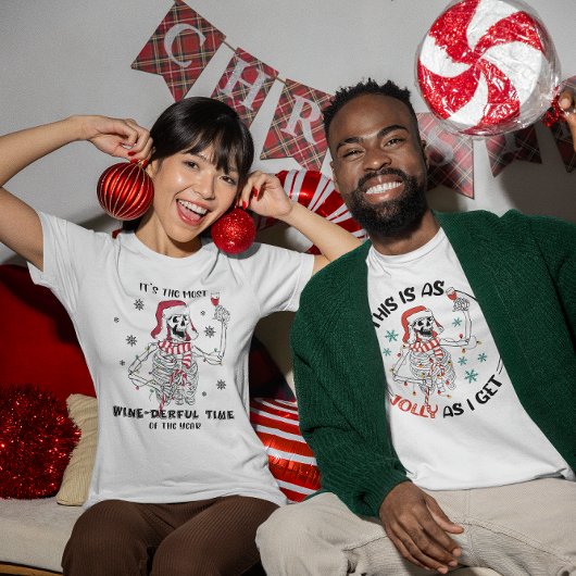 最もワインに優れたタイムスケルトンワおもしろいイン Tシャツ