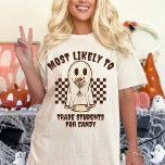 最も一致するカスタム幽霊 Tシャツ<br><div class="desc">私たちの"最も可能性の高い"マッチング幽霊ハロウィンカスタムTシャツを紹介するこの不気味な季節のおもしろいと結束した外観のための究極の選択。このシャツはグループコスチュームに最適魅力的で、幽霊デザインと機知に富んだ「Most Possible To」キャプションを組み合わせ、ハロウィーンの服装にユーモアのあるひねりを加える。ソフトな生地で作ら高品質れ、あなたはハローウィンパーティに参加したり、フェスティバル活動に参加したり、友達や家族と一緒に季節を楽しんだりしても、心地よいとスタイルを保証する。スタイルでハロウィンを楽しむ人祝向けにデザインされ、このシャツはマッチした衣装を作るのに最適だ。レトロなインスパイア幽霊のデザインはノストの与えイベントで、ハロウィーンのにとって傑出した作品だ。マッカスタムチングアスペクトは名前やフレーズパーソナライズされたを付け、各シャツを作りユニーク、グループのアンサンブルに特別なtouchを追加することができる。あなたは先生チーム、家族、友人のグループの一員として、これらのシャツはハロウィーンの精神を一緒に見せる素晴らしい方法である。コスチュームだけでなく、ハロウィーンの幽霊Tシャツもグループのメンバー同士の一体感やおもしろいを醸成する。グループコスチュームに最適でカスタマイズ、個々人に合わせて、ハロウィーンのイベントや学校でのコーディネートや、単に不気味で不気味な家族の衣装としておもしろいも最適。レトロなスタイル、ユーモア、愛らしい幽霊デザインの組み合わせは、あなたのハロウィーンのワードローブに楽しい追加このシャツを作る。これらのマッチしたグループTシャツでパーソナライズされた不気味なシーズンを受け入れ、ハロウィーンのお祝いを忘れられない！</div>