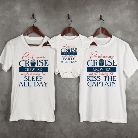 最も一致するカスタムCruise 2024グループの可能性が高い Tシャツ