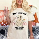 最も一致するハロウィーン幽霊先生 Tシャツ<br><div class="desc">スタイルで不気味なシーズンを受け入れ、"最もマッチするハロウィーン幽霊先生Tシャツ"と。 ユーモアのtouchで祝ハロウィンを望む教育者に最適で、このシャツは究極のハロウィーン教師のシャツとしてデザインされている。このシャツはよくはしゃぐ「最も可能性の高い」テーマを備え、教室にスマイルや笑いを持たせることだろう。素材を使高品質用し、心地よいと耐久性を確保し、長い一日と祭りに最適な教え選択である。このレトロな不気味な先生ギフトTシャツは、単なる衣類の一部ではなく、それは声明である。ヴィンテージデザインインスパイアとハ鮮やかロウィーンの色で、先生のフェスティバルを作るクラシックの懐かしさを醸し出している。あなたは自分を楽しみたい人でも、教育者の中で最適な贈り物を見つけたい人でも、このシャツは必需品だ。グループの先生Tシャツセットに含まれるカスタムように設計されており、最大のインパクトを得るためにユーザーと同僚が衣装を調整できる。あなた想像とあなたの仲間の先生が、これらの一致するハロウィーンのグループのティーをロックするおもしろいと友情。コスチュームグループシャツに最適な「ハロウィーン幽霊先生Tシャツ」は、チーム全員に合わせて様々なサイズで用意されてい教える。これらのパーソナライズされたシャツは各先生が特別感じでグループの一部を確実に確保する。あなたは学校のイベントやハローウィンパーティを計画するか、単にあなたの毎日の服装にフェスティバルを追加したいかどうかしゃれているに、これらの一致するハロウィーンの先生のシャツは完璧な選択である。おもしろいに参加し、レトロなコーディネートをテーマにした衣装で、ハロウィーンを忘れられない！</div>