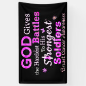 最も与え厳しい戦いの神 横断幕 (縦)