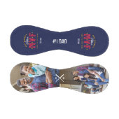 最も価値のある父MVFカスタム2フォトモノグラム 野球ボール (パネル)