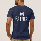 最も価値のある父MVF父の日贈り物パパ Tシャツ (裏面)