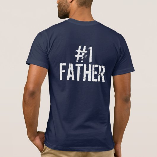 最も価値のある父MVF父の日贈り物パパ Tシャツ (裏面)