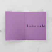 最も信じられない娘へのハッピーバースデー シーズンカード (内部)