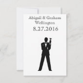 最も信頼できる仲間の招待状 招待状 (裏面)