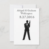 最も信頼できる仲間の招待状 招待状 (裏面)