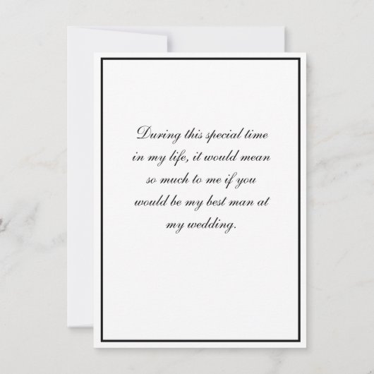 最も信頼できる仲間の招待状 招待状 (裏面)