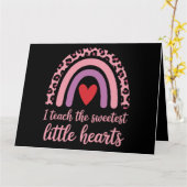 最も優しい心に虹の先生 カード (黄色い花)
