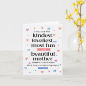 最も優しい母の日ことわざ カード (黄色い花)