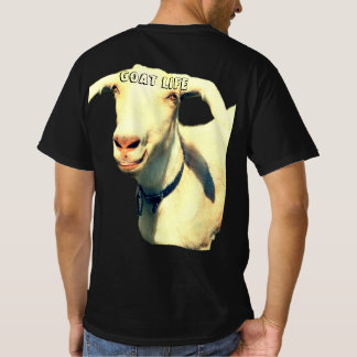 最も優れたヤギのライフスタイル グラフィックバックプリントTシャツ Tシャツ