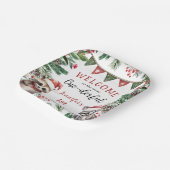 最も優れた |アライグマのクリスマス1回目の誕生日 ペーパープレート (傾斜あり)