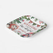 最も優れた |ペンギンのクリスマス1回目の誕生日 ペーパープレート (傾斜あり)