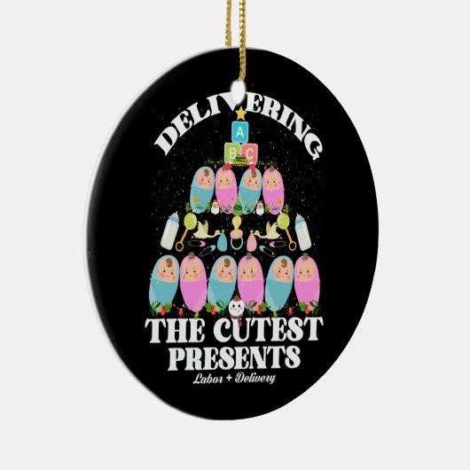 最も切磋琢磨するプレゼントの提供 セラミックオーナメント (右)