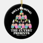 最も切磋琢磨するプレゼントの提供 セラミックオーナメント (正面)