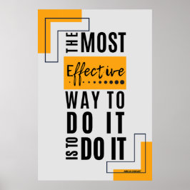 最も効果的な方法：大胆な行動 ポスター