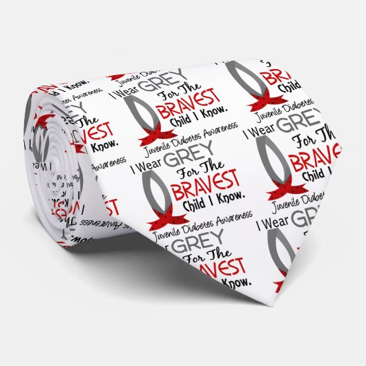 最も勇敢な子供私は若年性糖尿病を知っています ネクタイ (ロール)