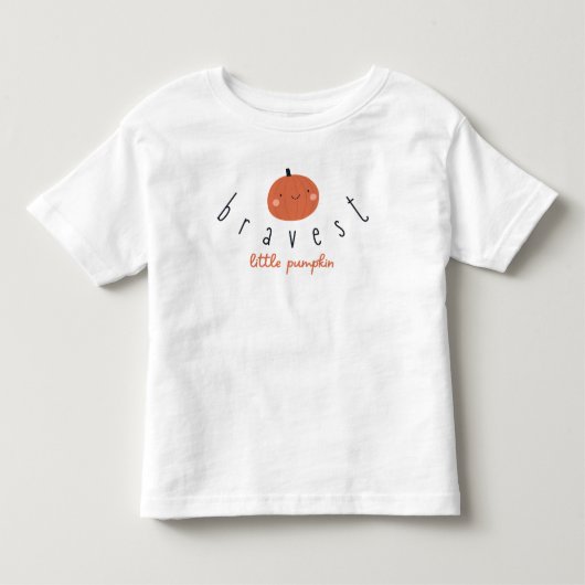 最も勇敢な小さなカボチャ トドラーTシャツ  (正面)