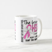 最も勇敢な英雄私は乳癌を知っていました コーヒーマグカップ (正面右)