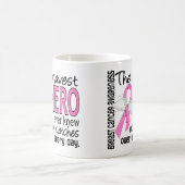 最も勇敢な英雄私は乳癌を知っていました コーヒーマグカップ (中央)