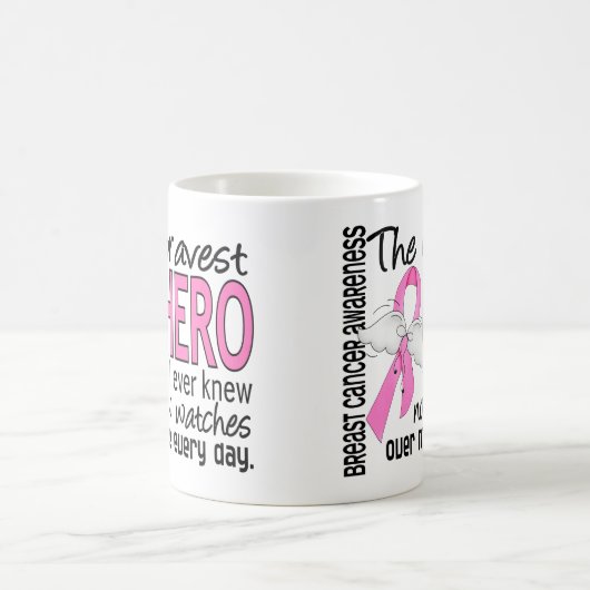最も勇敢な英雄私は乳癌を知っていました コーヒーマグカップ (中央)