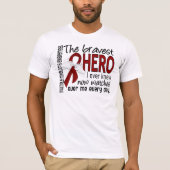 最も勇敢な英雄私は多発性骨髄腫を知っていました Tシャツ (正面)