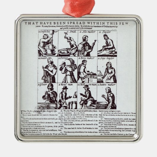 最も危ないのの発見 メタルオーナメント (正面)