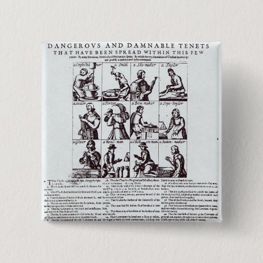 最も危ないのの発見 缶バッジ (正面)