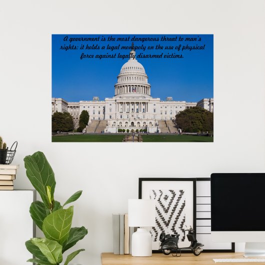 最も危険な脅威。 ポスター (ホームオフィス)