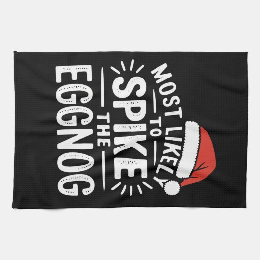 最も卵のクリスマスマッチングをスパイクする可能性が高い キッチンタオル (横)