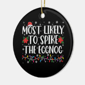 最も卵の家族のクリスマスをスパイクする可能性が高い セラミックオーナメント (左)