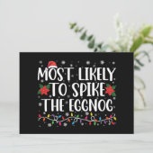 最も卵の家族のクリスマスをスパイクする可能性が高い 招待状 (スタンド正面)