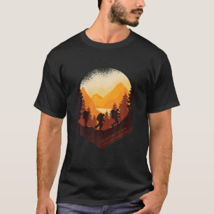 最も厳し来い登った後の景色 Tシャツ