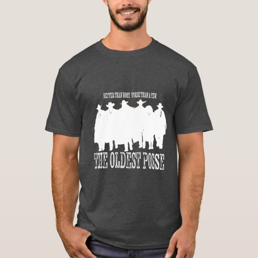 最も古いポッセTシャツダーク Tシャツ (正面)