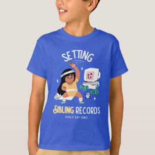 最も古い兄弟姉妹セットレコード Tシャツ