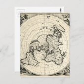 最も古い地図 ポストカード (正面/裏面)