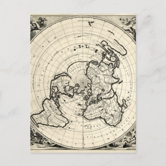 最も古い地図 ポストカード (正面)