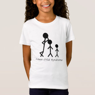 最も古い子供シンドロームのおもしろTシャツ Tシャツ